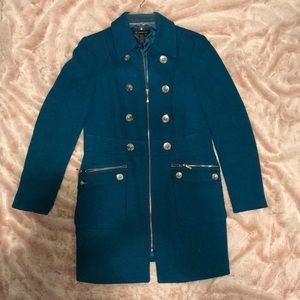 Blue dress coat